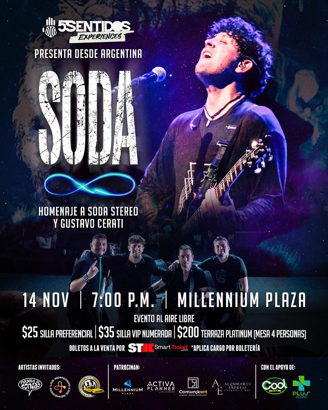 Homenaje a SODA STEREO - Tour Infinito 2025