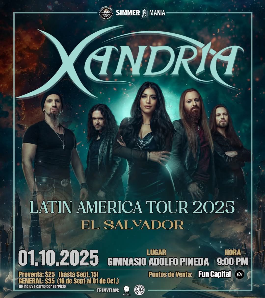 Xandria Latin American Tour 2025