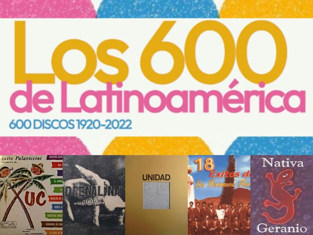 8 álbumes salvadoreños entre los 600 Discos de Latinoamérica